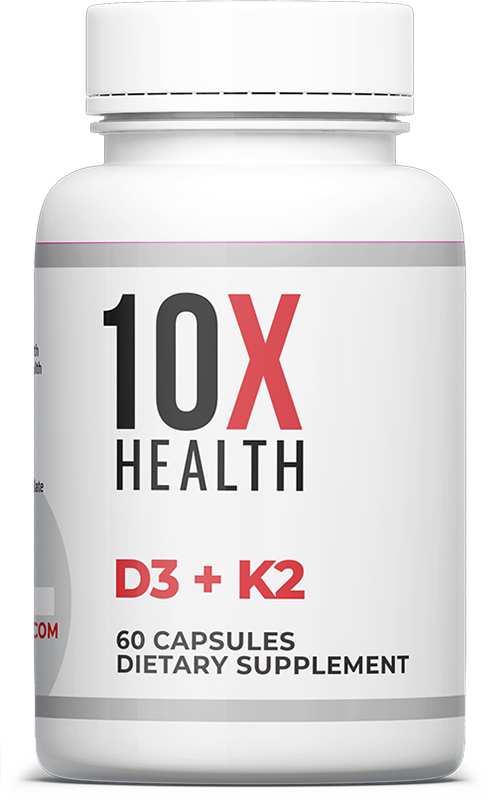 10X Health Supplements: Vitamin D3 + K2