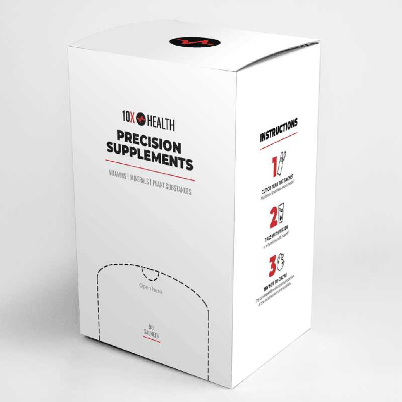 10X Health Precision Supplements box