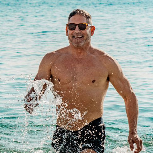 Grant Cardone in the ocean