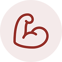 icon of a bicep flexing