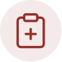 icon of a clipboard with a plus sign on it